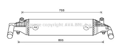 Теплообменник AVA QUALITY COOLING MZ4267