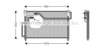 Конденсатор AVA QUALITY COOLING MZ5107