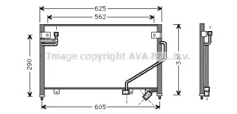 Конденсатор AVA QUALITY COOLING MZ5120