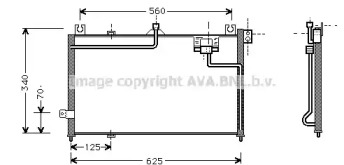 Конденсатор AVA QUALITY COOLING MZ5125