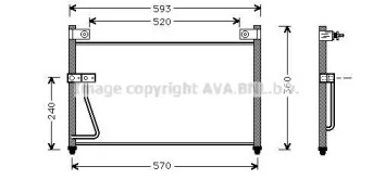 Конденсатор AVA QUALITY COOLING MZ5126