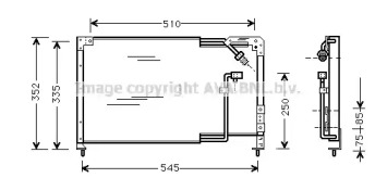 Конденсатор AVA QUALITY COOLING MZ5145