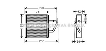 Теплообменник AVA QUALITY COOLING MZ6194