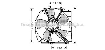 Вентилятор AVA QUALITY COOLING MZ7514