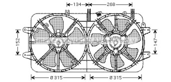 Вентилятор AVA QUALITY COOLING MZ7519