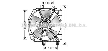 Вентилятор AVA QUALITY COOLING MZ7523