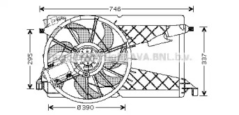 Вентилятор AVA QUALITY COOLING MZ7530