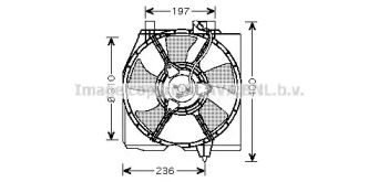 Вентилятор AVA QUALITY COOLING MZ7535