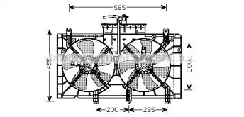 Вентилятор AVA QUALITY COOLING MZ7537