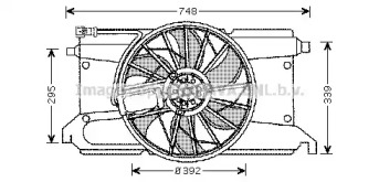 Вентилятор AVA QUALITY COOLING MZ7538