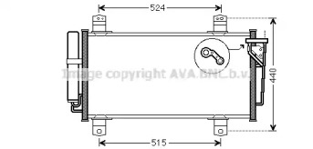 Конденсатор, кондиционер AVA QUALITY COOLING MZA5231D