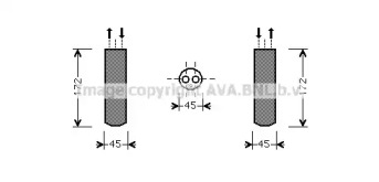 Осушитель AVA QUALITY COOLING MZD185