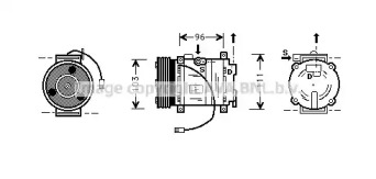 Компрессор AVA QUALITY COOLING MZK133