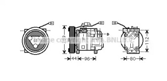 Компрессор AVA QUALITY COOLING MZK198