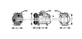 Компрессор AVA QUALITY COOLING MZK200