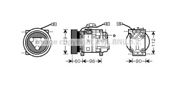 Компрессор AVA QUALITY COOLING MZK202