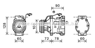 Компрессор, кондиционер AVA QUALITY COOLING MZK253