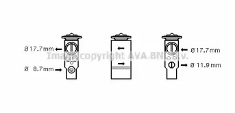 Клапан AVA QUALITY COOLING OL1411