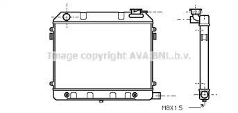 Радиатор, охлаждение двигателя AVA QUALITY COOLING OL2013