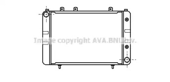 Радиатор, охлаждение двигателя AVA QUALITY COOLING OL2020