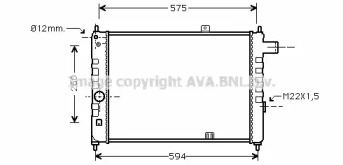 Теплообменник AVA QUALITY COOLING OL2055