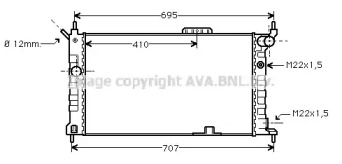 Теплообменник AVA QUALITY COOLING OL2091