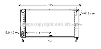 Теплообменник AVA QUALITY COOLING OL2106