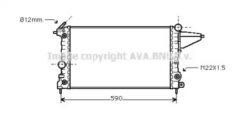 Теплообменник AVA QUALITY COOLING OL2117