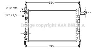 Теплообменник AVA QUALITY COOLING OL2150