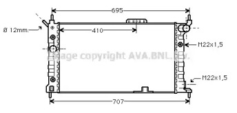 Теплообменник AVA QUALITY COOLING OL2169