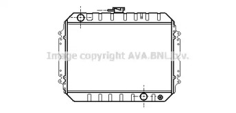 Радиатор, охлаждение двигателя AVA QUALITY COOLING OL2178