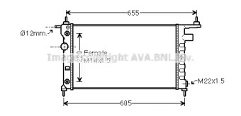 Теплообменник AVA QUALITY COOLING OL2184