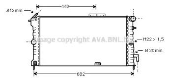 Теплообменник AVA QUALITY COOLING OL2186