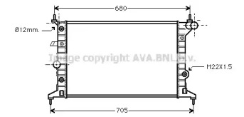 Теплообменник AVA QUALITY COOLING OL2219