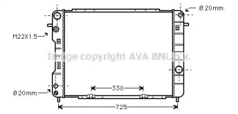 Теплообменник AVA QUALITY COOLING OL2246