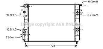 Теплообменник AVA QUALITY COOLING OL2247