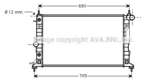 Теплообменник AVA QUALITY COOLING OL2324