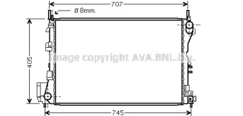 Теплообменник AVA QUALITY COOLING OL2340