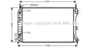 Теплообменник AVA QUALITY COOLING OL2341