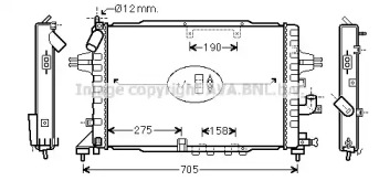 Теплообменник AVA QUALITY COOLING OL2365