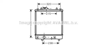 Теплообменник AVA QUALITY COOLING OL2382