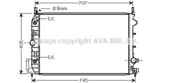 Теплообменник AVA QUALITY COOLING OL2388