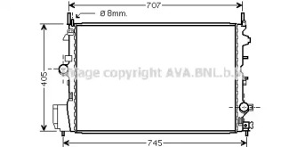 Теплообменник AVA QUALITY COOLING OL2396