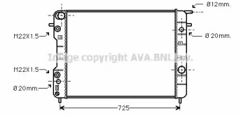 Теплообменник AVA QUALITY COOLING OL2406