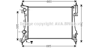 Теплообменник AVA QUALITY COOLING OL2408