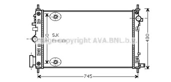 Теплообменник AVA QUALITY COOLING OL2470