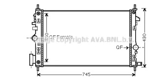 Теплообменник AVA QUALITY COOLING OL2473