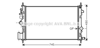 Теплообменник AVA QUALITY COOLING OL2474