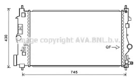 Теплообменник AVA QUALITY COOLING OL2488