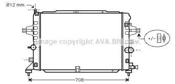 Теплообменник AVA QUALITY COOLING OL2490